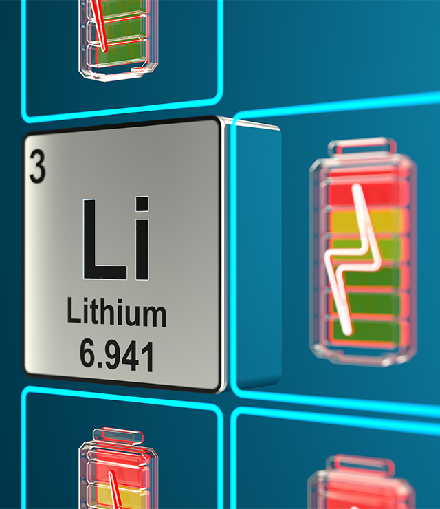 A graphic illustration of a battery.